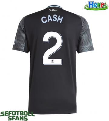 Aston Villa Matty Cash #2 Bortatröja 2025-26 Kortärmad